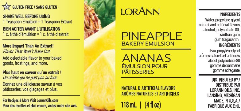 Pineapple, Lorann Oils, 1 dr - Ashery Country Store