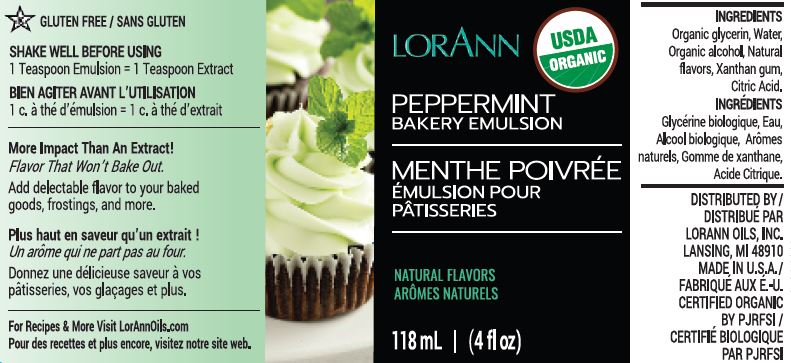 Lorann Oils Natural and Artificial Bakery Emulsions, Peppermint, 4