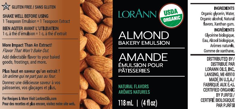 Lorann Almond Bakery Emulsion 16 Ounce Bottle