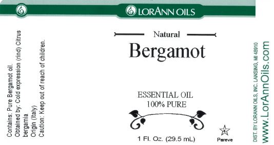 LorAnn Bergamot Oil (100% Pure Food Grade), 1 Ounce Bottle