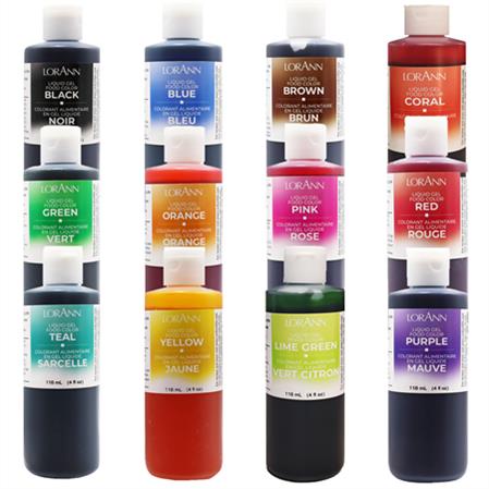 COLORANT ALIMENTAIRE EN GEL, LorAnn, choisissez parmi 11 couleurs à base  d'eau, 1 oz, glaçage de couleur, bonbons durs, œufs de Pâques -  France