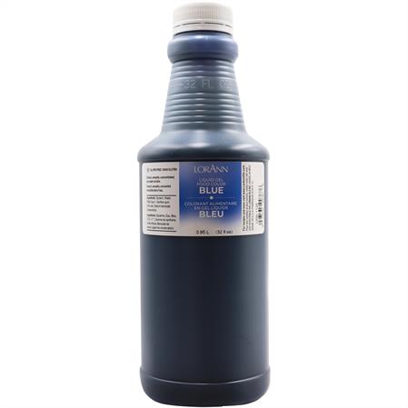 Lorann Liquid Food Color 1 Ounce-Blue