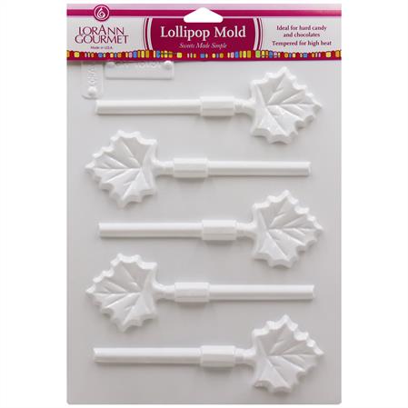 Maple Leaf Hard Candy Sucker Mold CK Products 1