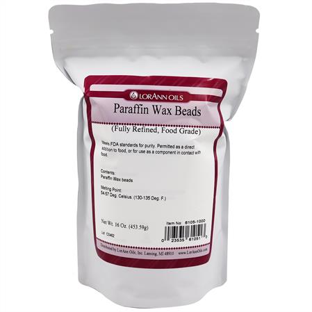  Carmel Paraffin Candle Wax (1 lb), Unscented Wax Beads