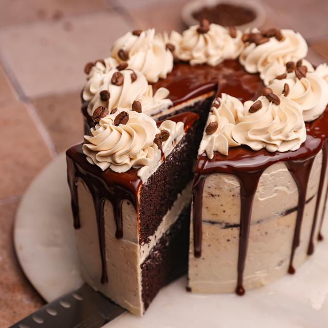 Chocolate Espresso Irish Cream Cake