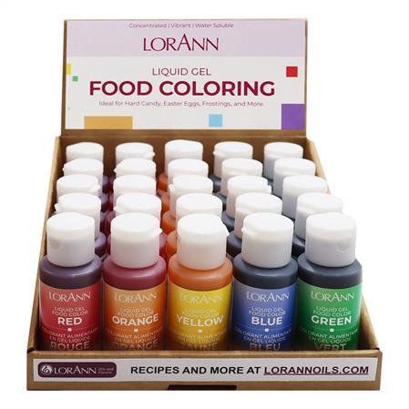 LIQUID FOOD COLORING, Lorann, Choose From 12 Water-based Colors, 1
