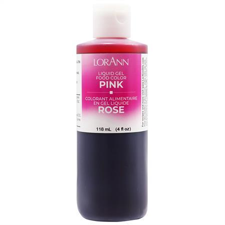 Natural Pink Liqua-Gel® Liquid Food Coloring 10.5 oz. - Pink (Natural)