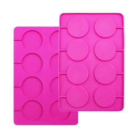 Silicone Lollipop Mold - 8 Forms, Flexible Molds