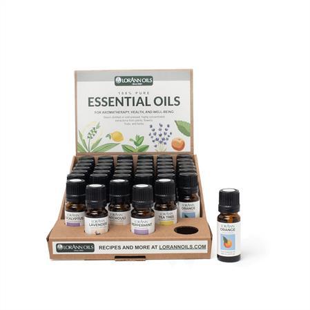 ESSENTIAL OIL, 36 UNIT PRE-PACKED POP-UP DISPLAY